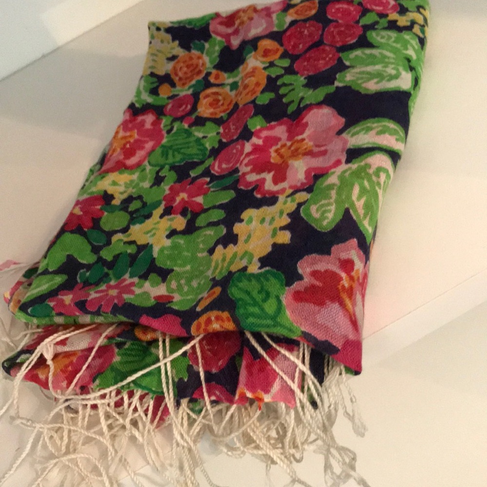 Lilly Pulitzer floral scarf